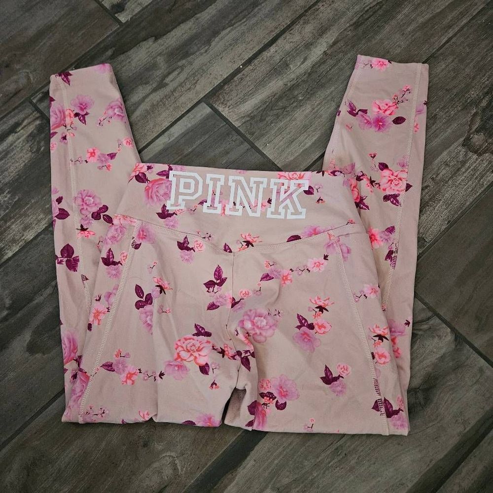 Victoria's Secret PINK Floral Athletic Leggings - Picture 6 of 8